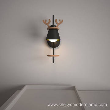 Reindeer Wall Lamp For Kids Room Decoration